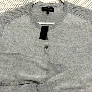 NWT RW&CO. Long Sleeve Knit Henley